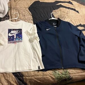 EUC NIKE JACLET & TSHIRT SIZE L/M